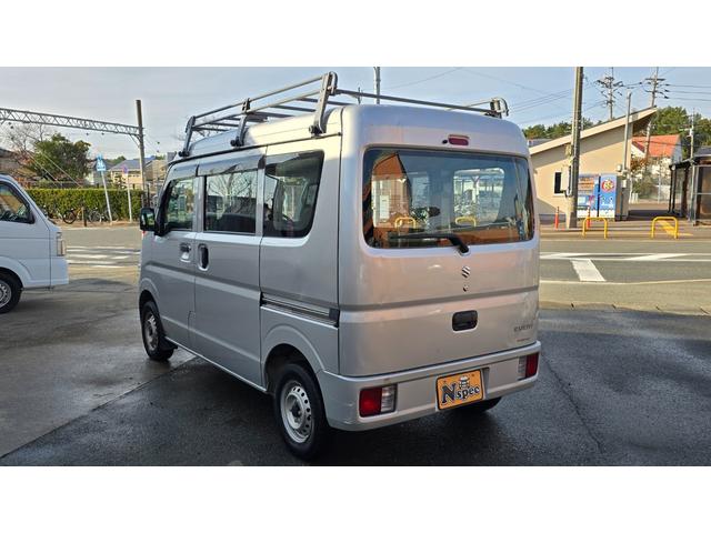 エブリイ PA 全国対応2年保証 ハイルーフ ルーフキャリア インパネ5速マニュアル 法人ワンオーナー 2(4)人 250(350kg) 2WD エアコン パワステ エアバッグ(8枚目)