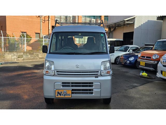 エブリイ PA 全国対応2年保証 ハイルーフ ルーフキャリア インパネ5速マニュアル 法人ワンオーナー 2(4)人 250(350kg) 2WD エアコン パワステ エアバッグ(10枚目)