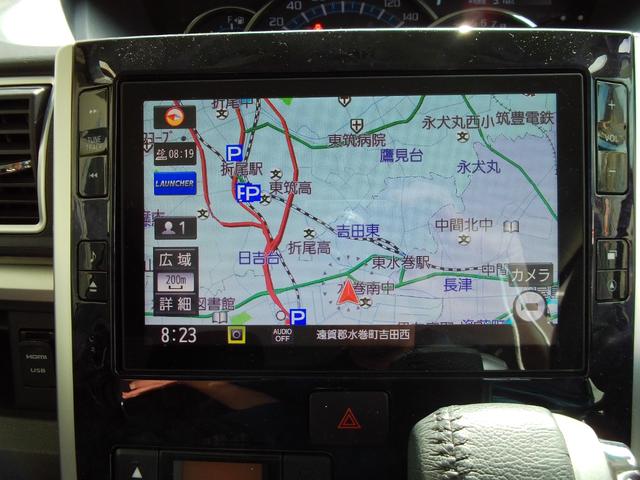 タント カスタムＲＳ　トップエディションＶＳ　ＳＡＩＩＩ　８インチナビ／ＣＤ／ＤＶＤ／Ｂｌｕｅｔｏｏｔｈ付き／バックモニター／両側電動スライドドア／ドライブレコーダー前（22枚目）