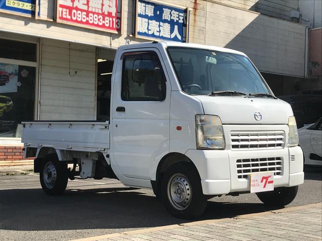 保証付 5速MT 三方開 エアコン パワステ 純正ラジオ 荷台ゴムマット装着済(3枚目)