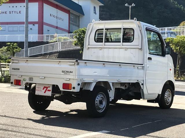 保証付 5速MT 三方開 エアコン パワステ 純正ラジオ 荷台ゴムマット装着済(4枚目)