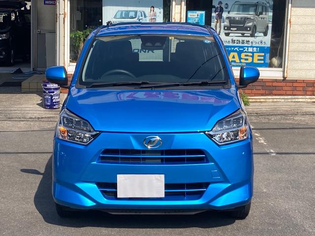 ミライース Ｘ　ＳＡＩＩＩ　衝突被害軽減ブレーキ　クリアランスソナー　ＬＥＤヘッドランプ　ＣＶＴ　アイドリングストップ　キーレスエントリー　オートマチックハイビーム　電動格納ドアミラー　走行５．２万ｋｍ（2枚目）