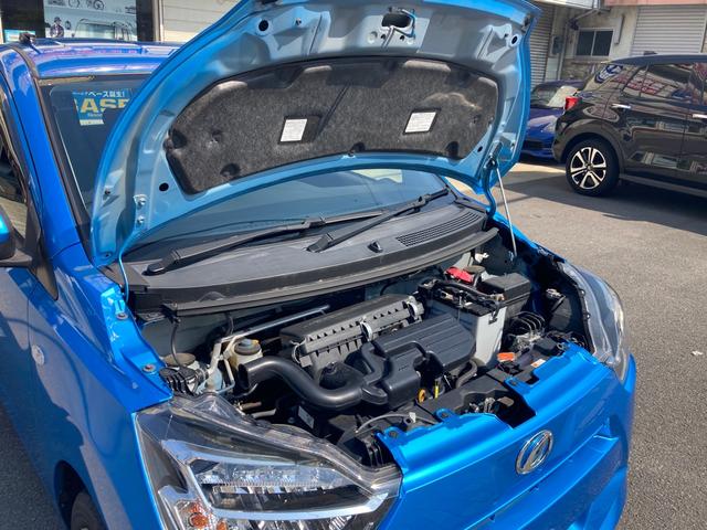 ミライース Ｘ　ＳＡＩＩＩ　衝突被害軽減ブレーキ　クリアランスソナー　ＬＥＤヘッドランプ　ＣＶＴ　アイドリングストップ　キーレスエントリー　オートマチックハイビーム　電動格納ドアミラー　走行５．２万ｋｍ（34枚目）