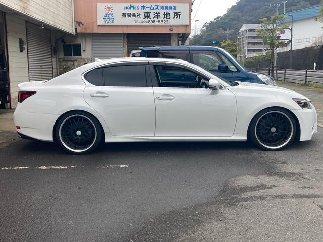 ＧＳ ＧＳ２５０　バージョンＬ　サンルーフ　黒革パワーシート　純正ＨＤＤナビ　社外２０ｉｎｃｈアルミホイール　車高調　フルセグ　バックカメラ　Ｂｌｕｅｔｏｏｔｈ　シートヒーター＆エアコン　スマートキー　リアシェードカーテン（50枚目）