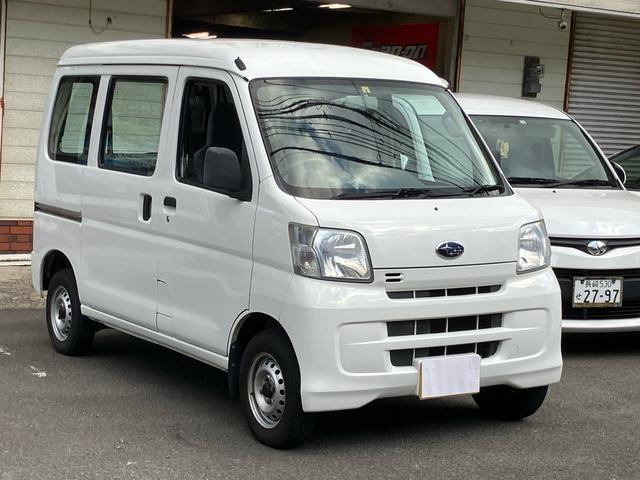 サンバーバン ＶＢ　／２ＷＤ／ＡＴ４速／ハイルーフ／エアコン／パワステ／ダブルエアバッグ／両側スライドドア／スペアキー／型式Ｓ３２１Ｂ／リアワイパー／取説（3枚目）