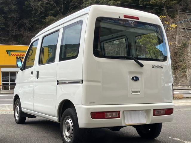 サンバーバン ＶＢ　／２ＷＤ／ＡＴ４速／ハイルーフ／エアコン／パワステ／ダブルエアバッグ／両側スライドドア／スペアキー／型式Ｓ３２１Ｂ／リアワイパー／取説（5枚目）