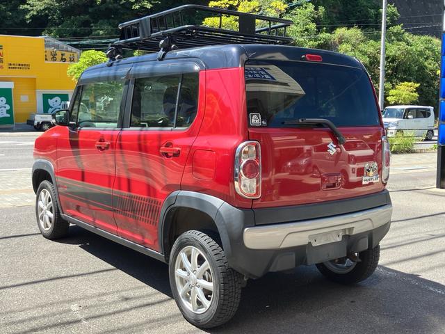 ハスラー Ｘターボ　／４ＷＤ／ＣＶＴ／リフトアップ／社外アルミホイール／ＨＩＤライト／ルーフラック／衝突被害軽減ブレーキ／ナビ／ＴＶ／スマートキー（10枚目）