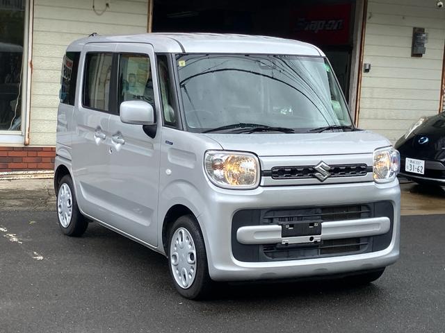 スペーシア ハイブリッドＧ　／衝突被害軽減ブレーキ／車線逸脱警報／障害物センサー／アイドリングストップ／ＳＤナビ／ワンセグＴＶ／バックカメラ／Ｂｌｕｅｔｏｏｔｈ／ＤＶＤ再生／ＵＳＢケーブル／スマートキー２個／両側スライドドア（3枚目）
