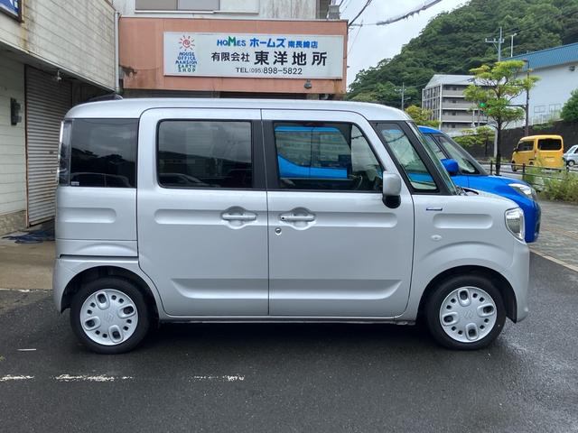 スペーシア ハイブリッドＧ　／衝突被害軽減ブレーキ／車線逸脱警報／障害物センサー／アイドリングストップ／ＳＤナビ／ワンセグＴＶ／バックカメラ／Ｂｌｕｅｔｏｏｔｈ／ＤＶＤ再生／ＵＳＢケーブル／スマートキー２個／両側スライドドア（4枚目）