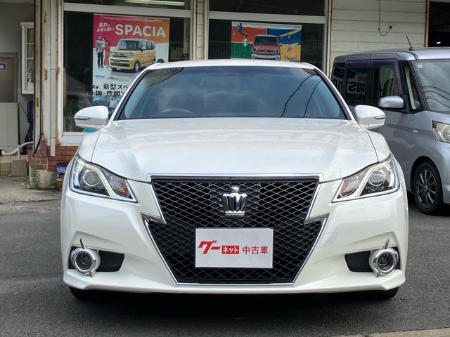 クラウン アスリートＳ　ＥＴＣ／Ｂｌｕｅｔｏｏｔｈ接続／ＣＤ・ＤＶＤ再生／バックカメラ／エアロ／１８インチアルミホイール／スマートキー／プッシュスタート／パワーシート（5枚目）