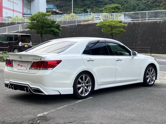 クラウン アスリートＳ　ＥＴＣ／Ｂｌｕｅｔｏｏｔｈ接続／ＣＤ・ＤＶＤ再生／バックカメラ／エアロ／１８インチアルミホイール／スマートキー／プッシュスタート／パワーシート（9枚目）