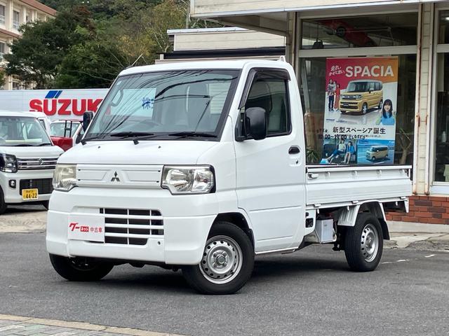 ミニキャブトラック 　切り替え式４ＷＤ　ＨＩＬＯ切替　５速マニュアル　エアコン　パワステ　三方開　ゲートチェーン　鳥居　作業灯　運転席エアバック　軽トラック（2枚目）