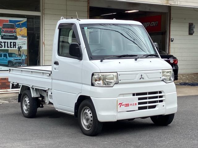ミニキャブトラック 　切り替え式４ＷＤ　ＨＩＬＯ切替　５速マニュアル　エアコン　パワステ　三方開　ゲートチェーン　鳥居　作業灯　運転席エアバック　軽トラック（4枚目）