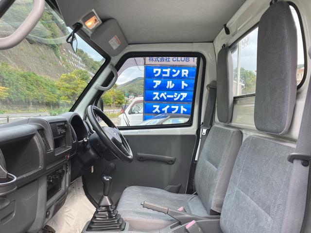 ミニキャブトラック 　切り替え式４ＷＤ　ＨＩＬＯ切替　５速マニュアル　エアコン　パワステ　三方開　ゲートチェーン　鳥居　作業灯　運転席エアバック　軽トラック（22枚目）