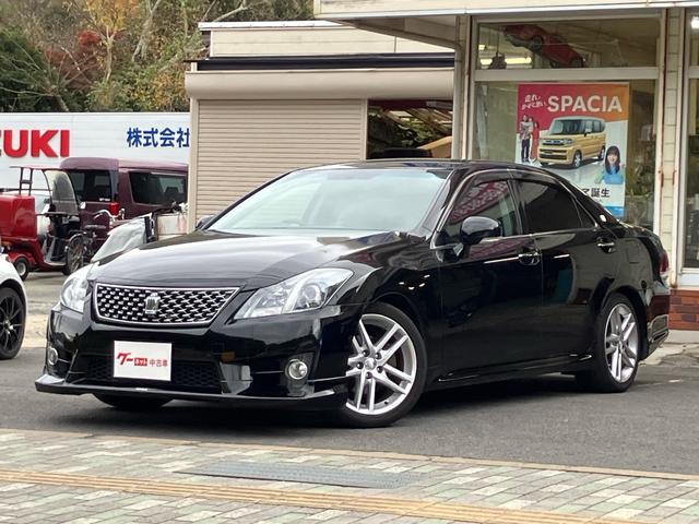 クラウン アスリート　ＴＲＤエアロ　ＥＴＣ／ナビ・テレビ／バックカメラ／ＣＤ・ＤＶＤ再生／プッシュスタート／スマートキー／パワーシート／１８インチアルミホイール／クルーズコントロール／車検整備付き（4枚目）