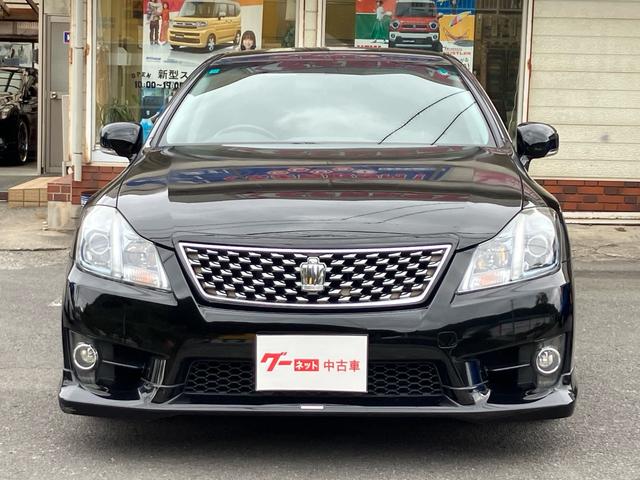 クラウン アスリート　ＴＲＤエアロ　ＥＴＣ／ナビ・テレビ／バックカメラ／ＣＤ・ＤＶＤ再生／プッシュスタート／スマートキー／パワーシート／１８インチアルミホイール／クルーズコントロール／車検整備付き（5枚目）