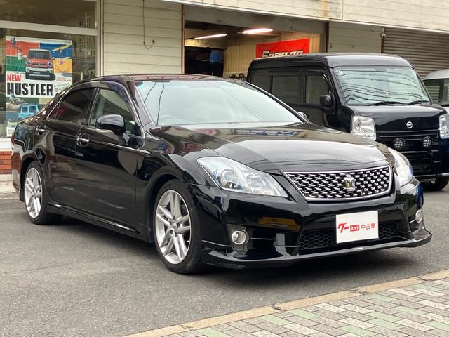 クラウン アスリート　ＴＲＤエアロ　ＥＴＣ／ナビ・テレビ／バックカメラ／ＣＤ・ＤＶＤ再生／プッシュスタート／スマートキー／パワーシート／１８インチアルミホイール／クルーズコントロール／車検整備付き（6枚目）