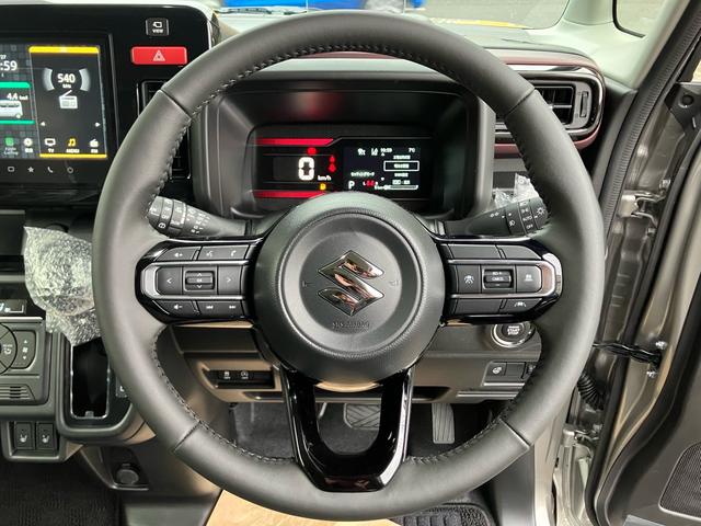 スペーシアカスタム ハイブリッドＸＳ　届出済未使用車／ナビ・フルセグＴＶ／Ｂｌｕｅｔｏｏｔｈ接続／パーキングセンサー／ヘッドアップディスプレイ／ＬＥＤヘッドランプ／両側電動スライドドア／ステアリングヒーター／１５インチＡＷ（16枚目）