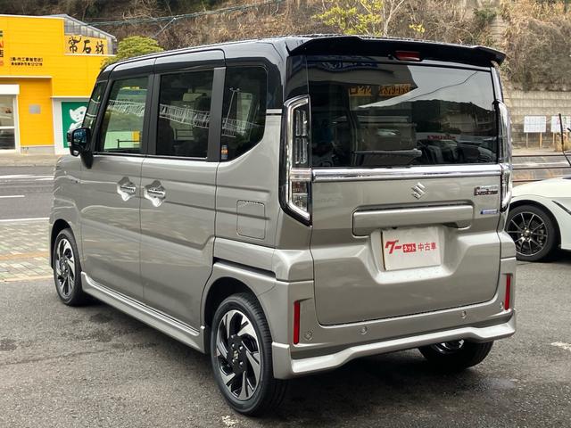 スペーシアカスタム ハイブリッドＸＳ　届出済未使用車／ナビ・フルセグＴＶ／Ｂｌｕｅｔｏｏｔｈ接続／パーキングセンサー／ヘッドアップディスプレイ／ＬＥＤヘッドランプ／両側電動スライドドア／ステアリングヒーター／１５インチＡＷ（34枚目）