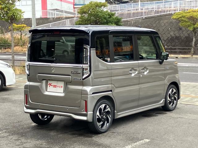 スペーシアカスタム ハイブリッドＸＳ　届出済未使用車／ナビ・フルセグＴＶ／Ｂｌｕｅｔｏｏｔｈ接続／パーキングセンサー／ヘッドアップディスプレイ／ＬＥＤヘッドランプ／両側電動スライドドア／ステアリングヒーター／１５インチＡＷ（36枚目）