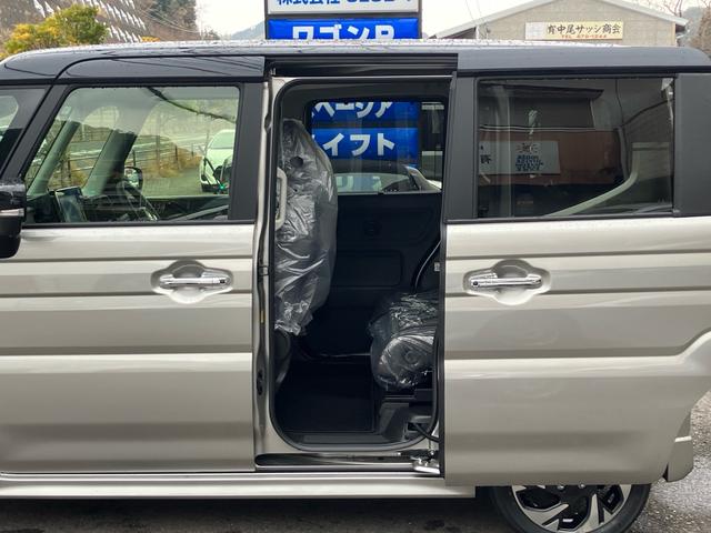 スペーシアカスタム ハイブリッドＸＳ　届出済未使用車／ナビ・フルセグＴＶ／Ｂｌｕｅｔｏｏｔｈ接続／パーキングセンサー／ヘッドアップディスプレイ／ＬＥＤヘッドランプ／両側電動スライドドア／ステアリングヒーター／１５インチＡＷ（37枚目）