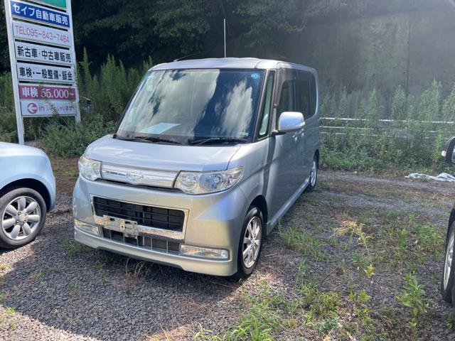タント カスタムＸリミテッド　キーレスキー　スマートキ　ＰＷ　フルオートエアコン　運転席エアバッグ　電格ミラ　ＰＳ　ＡＢＳ　エアロ　ＷＳＲＳ（2枚目）