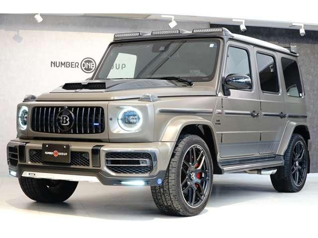 Ｇクラス Ｇ６３　マヌファクトゥーアエディション　４ＷＤ　ブラバス　マンソリールーフライト取付済　ブラバスフロントスポイラー　ブラバスルーフスポイラー　純正ＡＭＧ２２インチ７ツインスポークＡＷ　ＡＭＧ強化ブレーキシステム　フリップダウン　ＤＶＤ（4枚目）