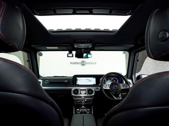 Gクラス G350d AMGライン ツートンラッピング ガラスSR ブルメスター AMGスタイルPKG 本革シート 20AW(14枚目)