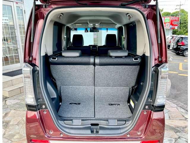 Ｎ－ＢＯＸカスタム Ｇ・ターボＬパッケージ　禁煙車／衝突被害軽減ブレーキ／両側電動スライドドア／純正ナビ／Ｂｌｕｅｔｏｏｔｈ対応／バックカメラ／ＨＩＤヘッドライト／スマートキー／純正１５インチアルミ／クルーズコントロール／パドルシフト／ＥＴＣ／（18枚目）
