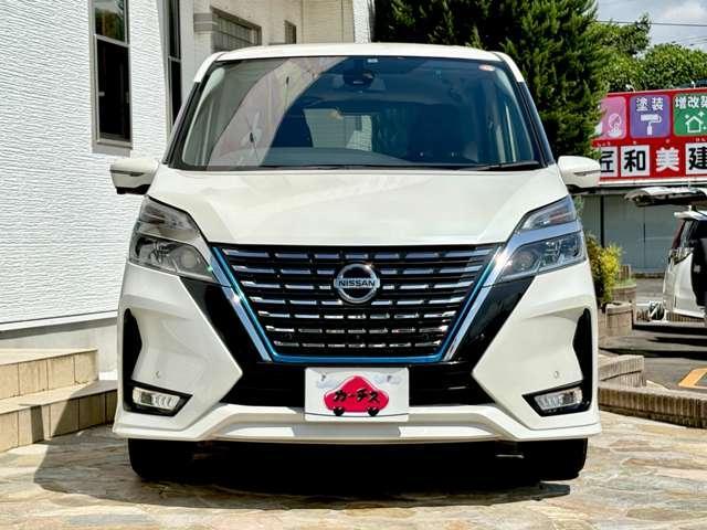 セレナ ｅ－パワー　ハイウェイスターＶ　ワンオーナー／禁煙車／衝突被害軽減ブレーキ／アラウンドビューモニター／純正ナビ／フルセグＴＶ／Ｂｌｕｅｔｏｏｔｈ対応／バックカメラ／クルーズコントロール／ハンズフリーパワースライドドア／ＥＴＣ／（3枚目）