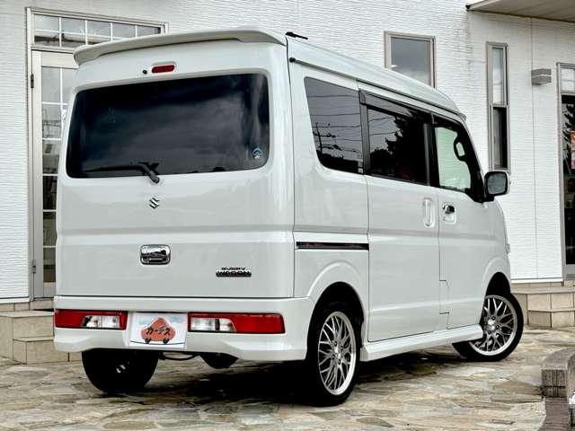 エブリイワゴン ＰＺターボスペシャル　禁煙車／両側電動スライドドア／オートステップ付き／ＨＩＤヘッドライト／社外１５インチアルミホイール／ハイルーフ／ＳＳＤナビ／フルセグＴＶ／バックカメラ／ＥＴＣ／スマートキー／ステアリングスイッチ／（2枚目）