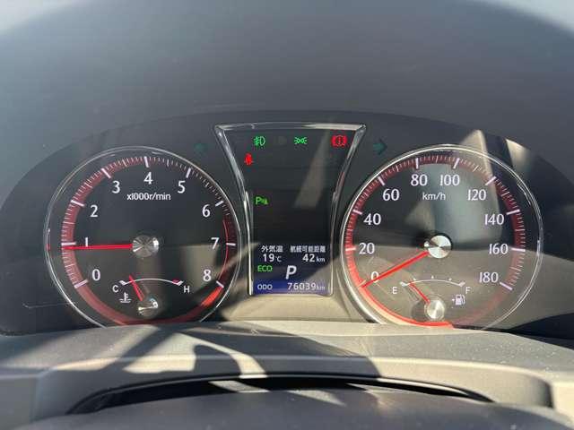 【メーター】見やすいメーターとなっております！