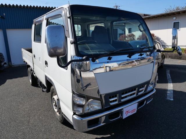 エルフトラック 　Ｗキャブ　エアコン　パワーステアリング　パワーウィンドウ　エアバッグ　ラジオ（4枚目）