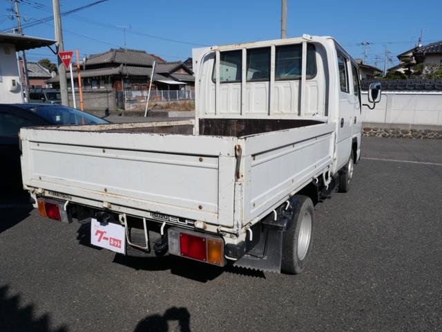 エルフトラック 　Ｗキャブ　エアコン　パワーステアリング　パワーウィンドウ　エアバッグ　ラジオ（7枚目）