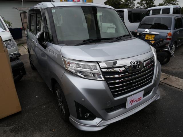 ルーミー カスタムＧ－Ｔ　両側電動スライドドア　スマートキー　プッシュスタート　ＥＴＣ　ナビ　バックモニター　フルセグ　コーナーセンサー　トラクションコントロール（4枚目）