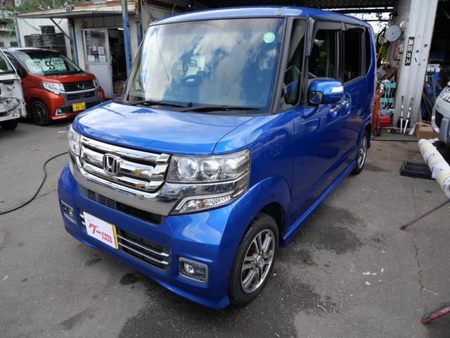 Ｎ－ＢＯＸカスタム Ｇ　ＳＳパッケージ　ナビ　フルセグ　バックモニター　スマートキー　プッシュスタート　左側電動スライドドア　ドライブレコーダー　ＥＴＣ　パワーウィンドウ（2枚目）