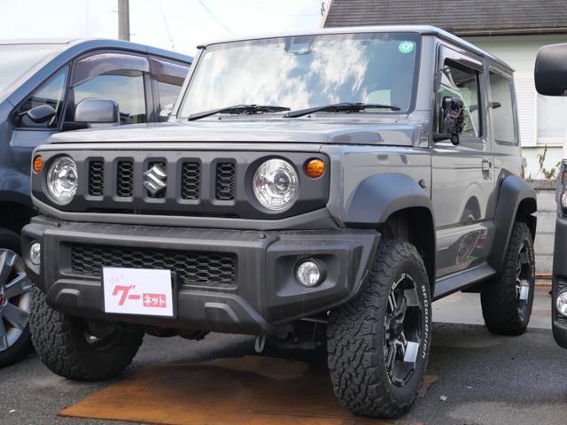 ジムニーシエラ JC スマートキー プッシュスタート シートヒーター ETC ナビ フルセグ バックモニター 社外16インチアルミホイール 社外マフラー レザー調シートカバー ドライブレコーダー(2枚目)