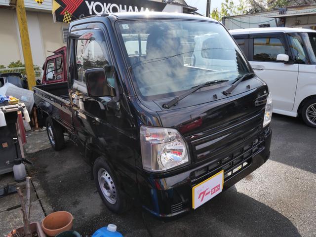 キャリイトラック ＫＣスペシャル　セレクト４ＷＤ車　エアコン　パワーステアリング　パワーウインドウ　Ｗエアバッグ　キーレスエントリー　ＥＴＣ　ラジオ　レザー調シートカバー　三方開（4枚目）