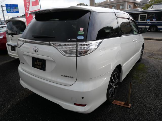 エスティマ アエラス　ナビ　フルセグ　バックモニター　フリップダウンモニター　両側電動スライドドア　電動格納ミラー　純正１８インチアルミホイール　レザー調シートカバー　ＥＴＣ　コーナーセンサー（5枚目）