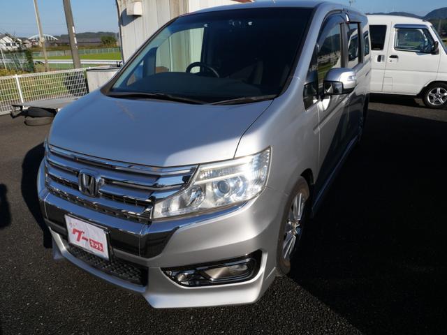 ステップワゴンスパーダ S 両側電動スライドドア ナビ バックモニター フルセグ ETC スマートキー 純正16インチアルミホイール 電動格納ミラー フリップダウンモニター(2枚目)