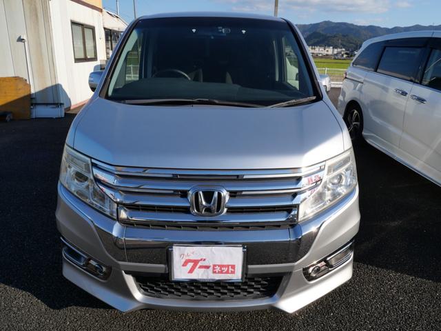 ステップワゴンスパーダ S 両側電動スライドドア ナビ バックモニター フルセグ ETC スマートキー 純正16インチアルミホイール 電動格納ミラー フリップダウンモニター(3枚目)