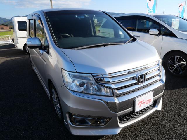 ステップワゴンスパーダ S 両側電動スライドドア ナビ バックモニター フルセグ ETC スマートキー 純正16インチアルミホイール 電動格納ミラー フリップダウンモニター(4枚目)