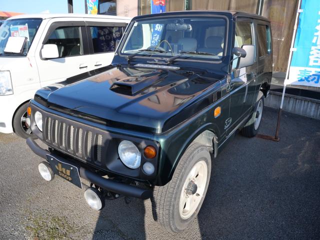 ジムニー ワイルドウインド　メモリーナビ　ＴＶ　ＣＤ　社外キーレスエントリー　社外デジタルインナーミラー　レザー調シートカバー　ＥＴＣ　ＦＲバンパー（2枚目）