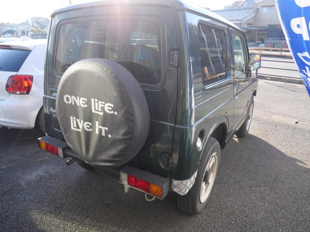 ジムニー ワイルドウインド　メモリーナビ　ＴＶ　ＣＤ　社外キーレスエントリー　社外デジタルインナーミラー　レザー調シートカバー　ＥＴＣ　ＦＲバンパー（5枚目）