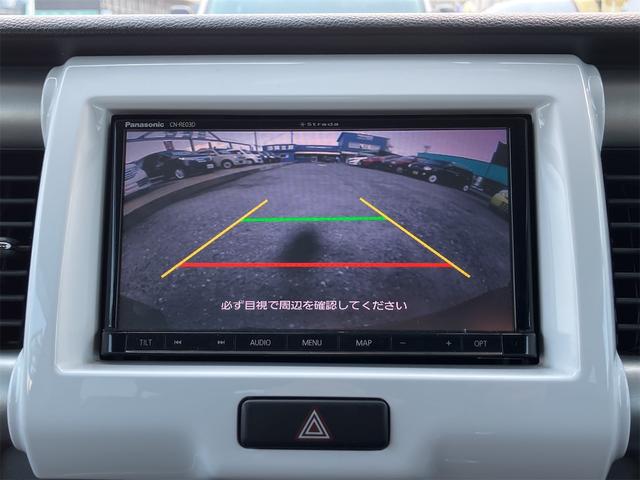 ハスラー Ｇ　ＥＴＣ　バックカメラ　ナビ　ＴＶ　衝突被害軽減システム　スマートキー　アイドリングストップ　電動格納ミラー　シートヒーター　ベンチシート　ＣＶＴ　盗難防止システム　ＡＢＳ　ＥＳＣ　ＣＤ　ＤＶＤ再生（6枚目）