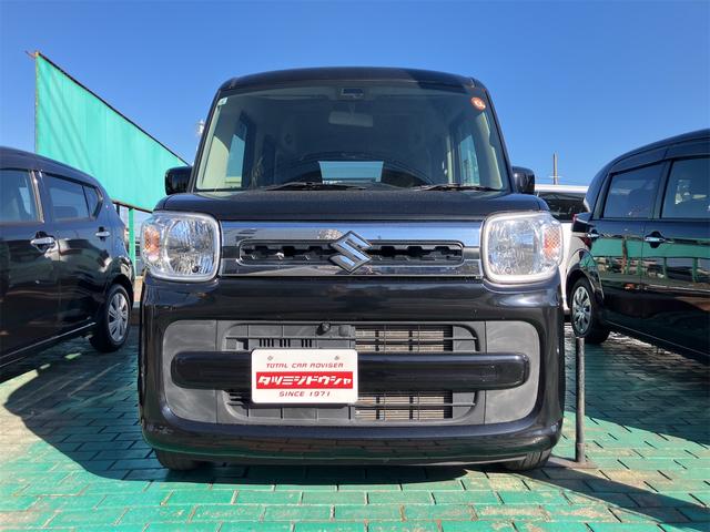 スペーシア ハイブリッドＸ　全周囲カメラ　両側電動スライドドア　ナビ　ＴＶ　クリアランスソナー　レーンアシスト　衝突被害軽減システム　オートライト　スマートキー　アイドリングストップ　電動格納ミラー　シートヒーター　ベンチシート（13枚目）