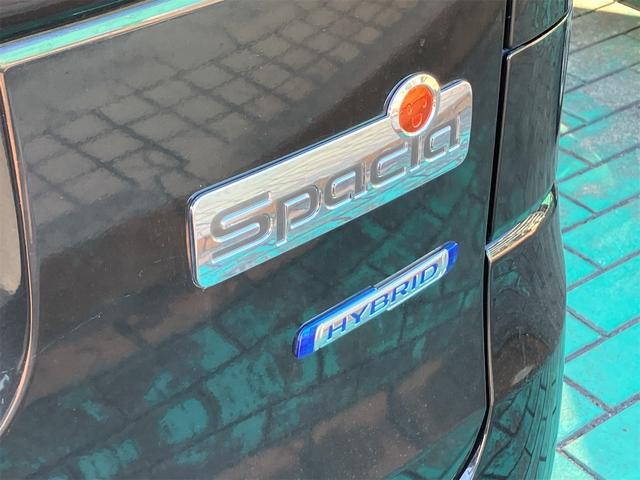 スペーシア ハイブリッドＸ　全周囲カメラ　両側電動スライドドア　ナビ　ＴＶ　クリアランスソナー　レーンアシスト　衝突被害軽減システム　オートライト　スマートキー　アイドリングストップ　電動格納ミラー　シートヒーター　ベンチシート（23枚目）