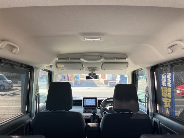 スペーシア ハイブリッドＸ　全周囲カメラ　両側電動スライドドア　ナビ　ＴＶ　クリアランスソナー　レーンアシスト　衝突被害軽減システム　オートライト　スマートキー　アイドリングストップ　電動格納ミラー　シートヒーター　ベンチシート（25枚目）