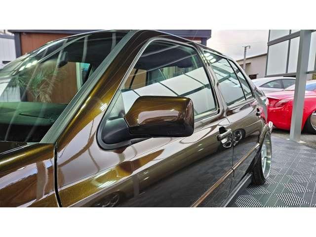 ヴェント ＶＲ６　全塗装済　／　エアリフト製エアサス　／　ＭＫ　Ｍｏｔｏｒｓｐｏｒｔ１７インチアルミホイールＲＩＥＧＥＲ　ＴＵＮＩＮＧ　フロントスポイラー／ＲＥＭＵＳマフラー　／　イタルボランテステアリング（18枚目）