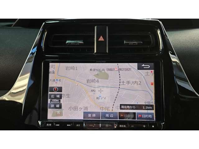 プリウス Ｓ　モデリスタ　／　前後コーナーセンサー／　ＡＬＰＩＮＥ製９型ナビ　／　フロントドラレコ／禁煙車　／　Ｂｌｕｅｔｏｏｔｈ　／　１７インチツーリングアルミ　／　国産タイヤ　／　ＨＤＭＩ端子付（46枚目）